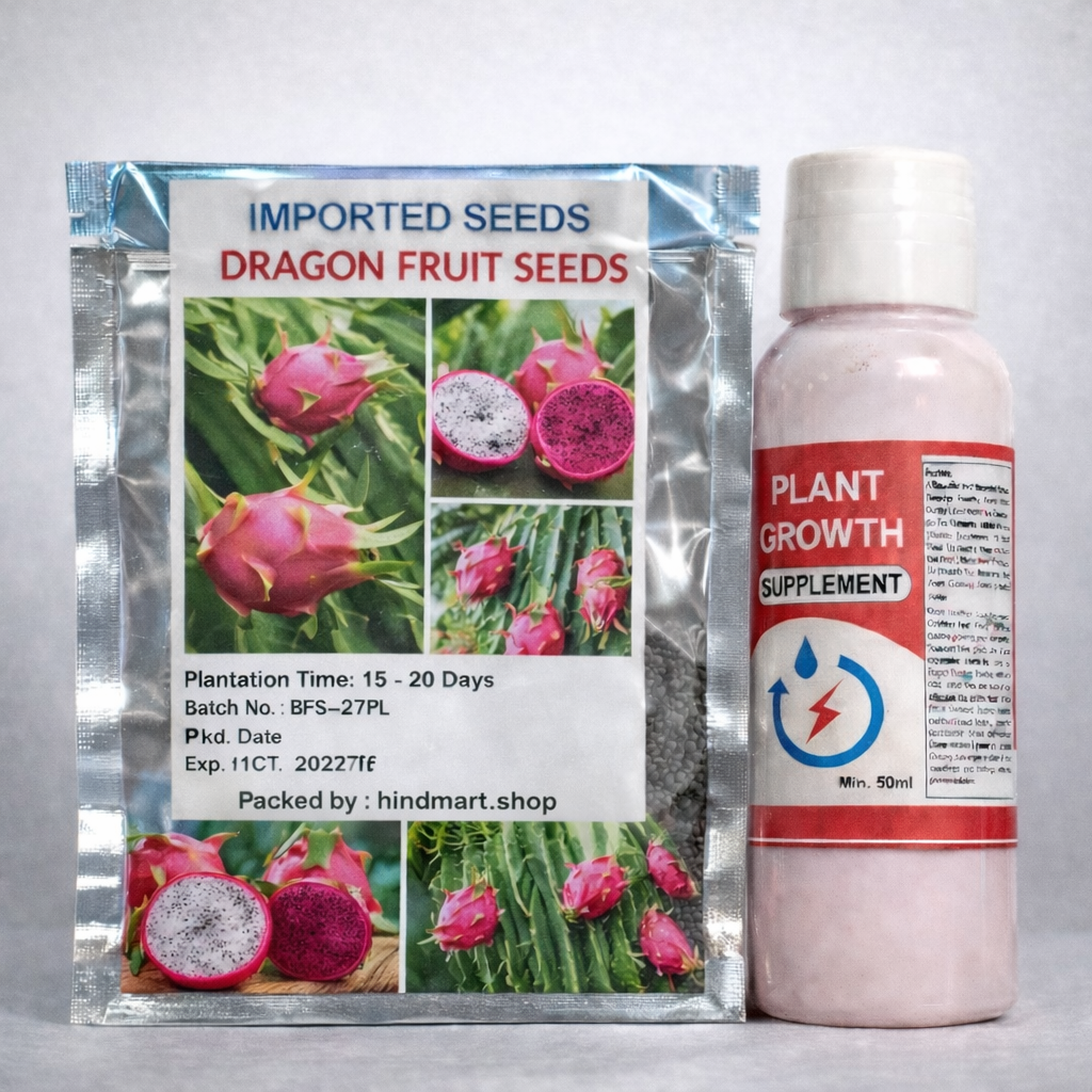Imported Dragon Fruit Seeds – Grow Bigger, Juicier Dragon Fruits at Home