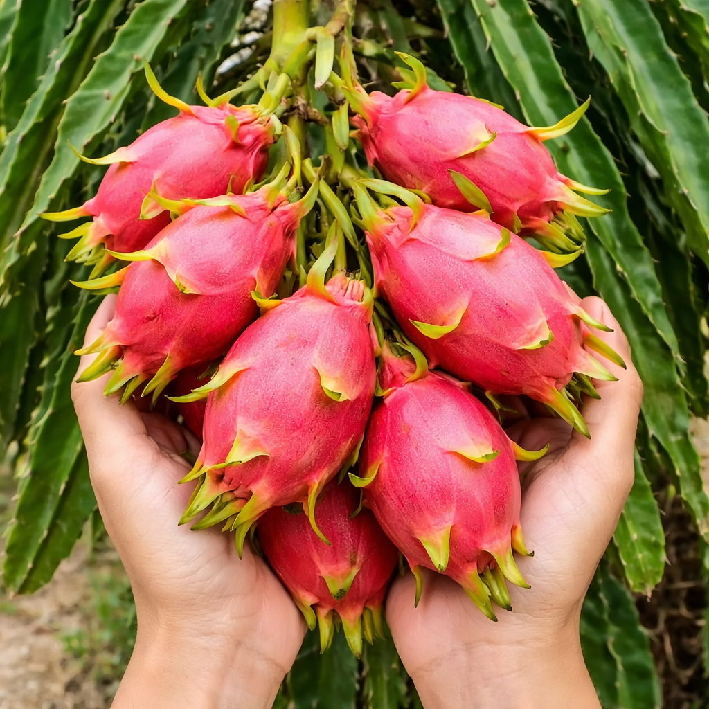 Imported Dragon Fruit Seeds – Grow Bigger, Juicier Dragon Fruits at Home
