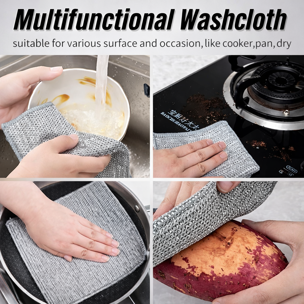 Multifunctional Non-Scratch Wire Dish Cloth