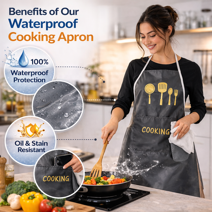 Water Proof Cooking Apron ✨
