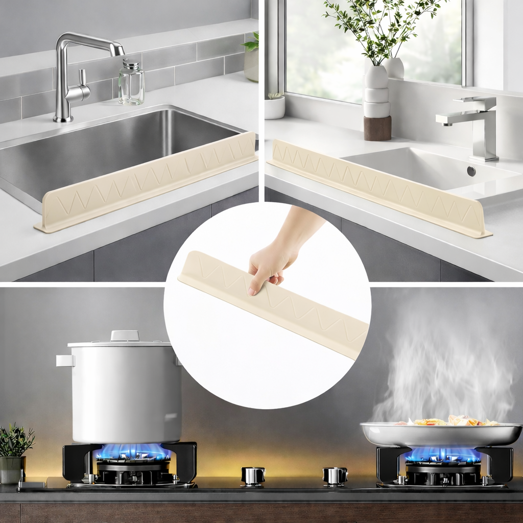 Premium Sink Splash Guard for Kitchen Sink  (Pack of 2)